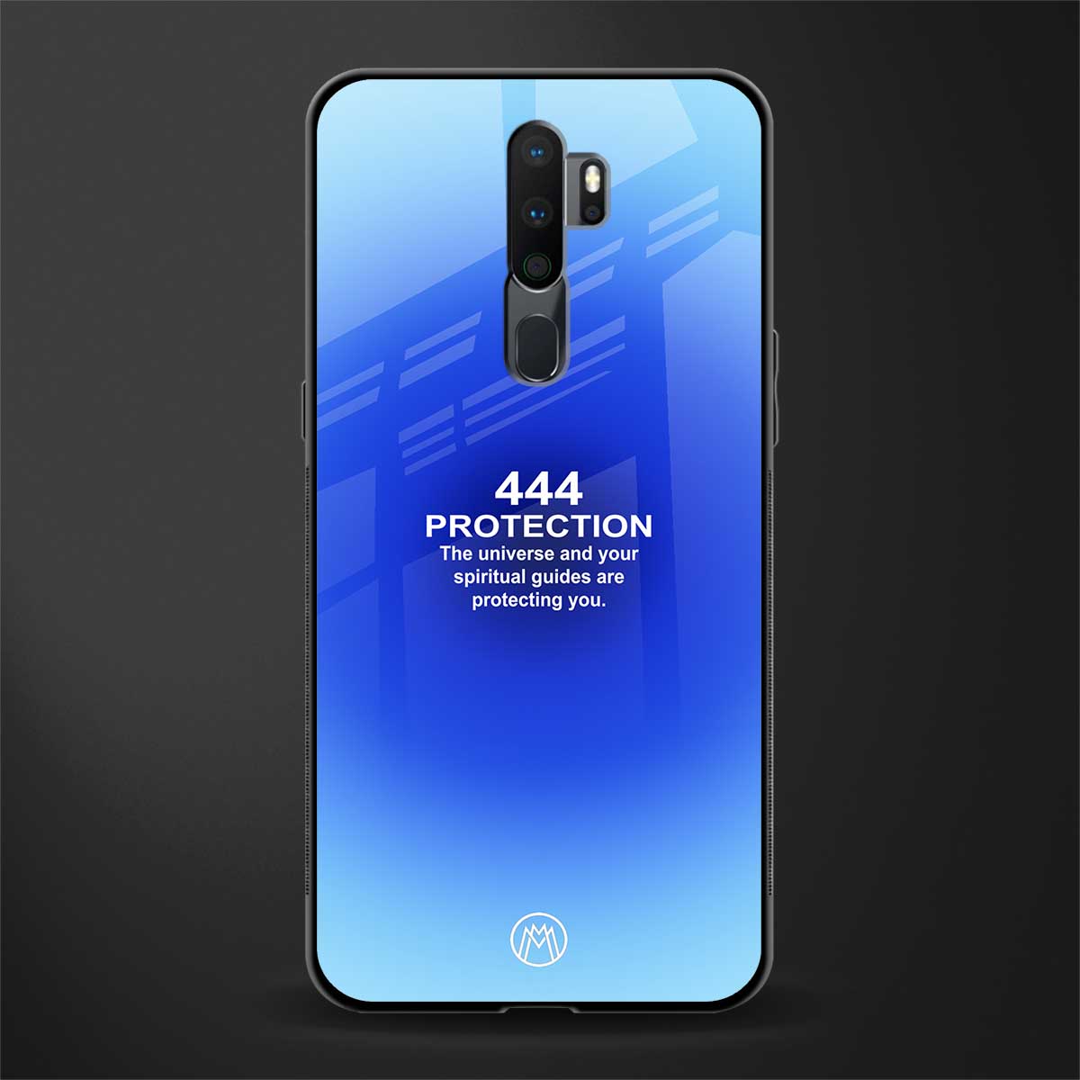 444 protection glass case for oppo a9 2020 image