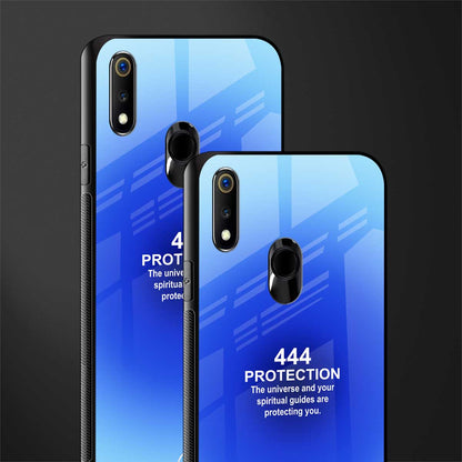 444 protection glass case for realme 3 pro image-2