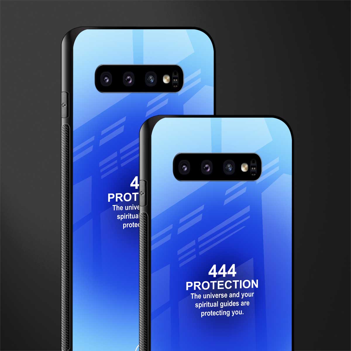 444 protection glass case for samsung galaxy s10 plus image-2