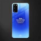 444 protection glass case for samsung galaxy s20 image