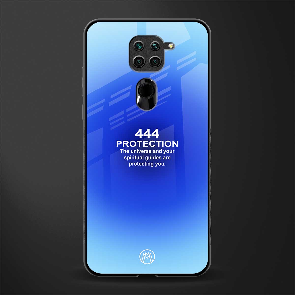 444 protection glass case for redmi note 9 image