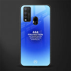 444 protection glass case for vivo y30 image