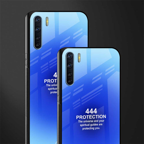 444 protection glass case for oppo f15 image-2