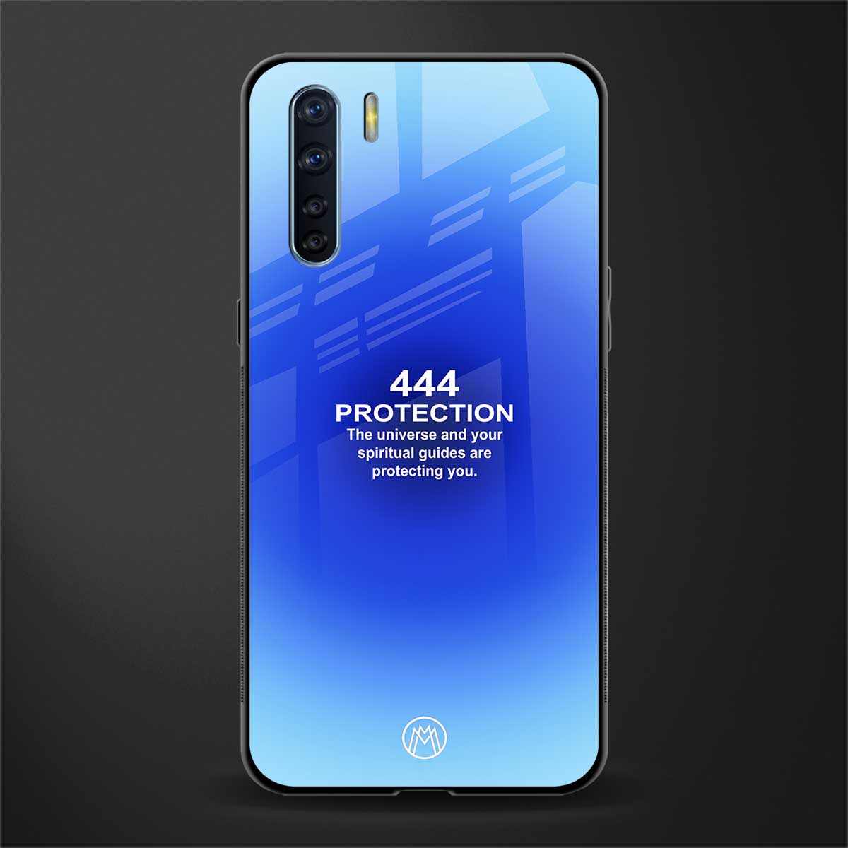 444 protection glass case for oppo f15 image