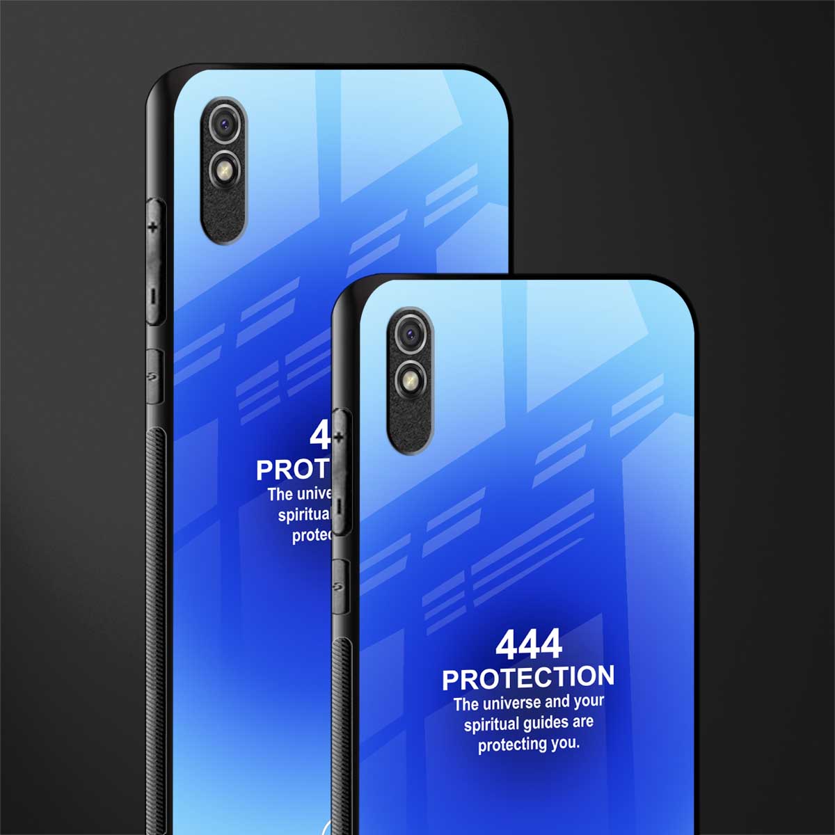 444 protection glass case for redmi 9i image-2