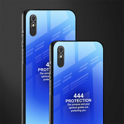 444 protection glass case for redmi 9i image-2