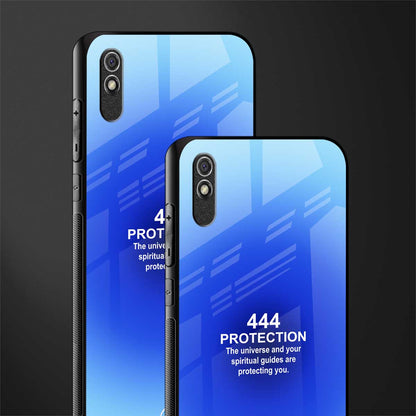 444 protection glass case for redmi 9a image-2