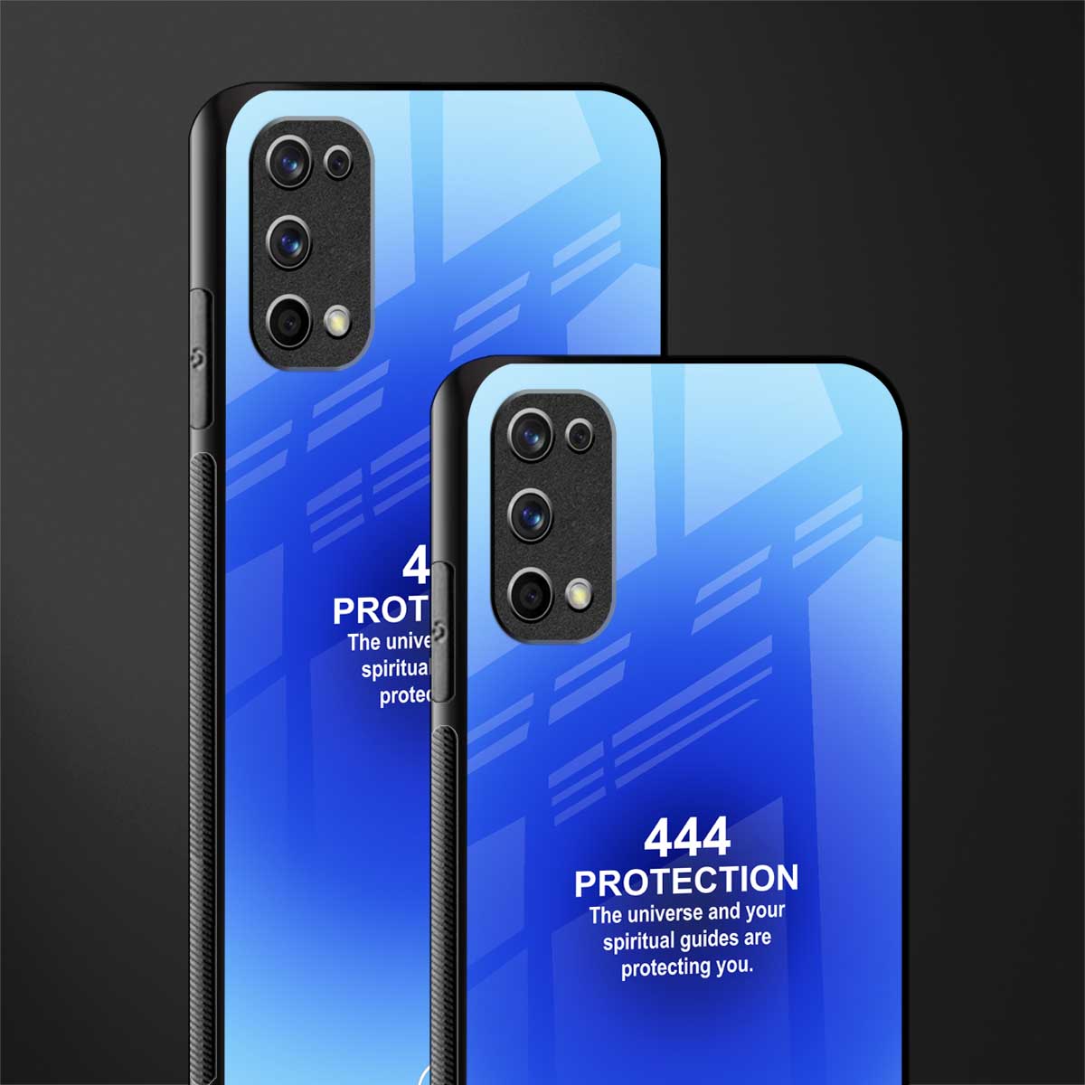 444 protection glass case for realme 7 pro image-2