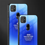 444 protection glass case for redmi 9c image-2