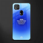 444 protection glass case for redmi 9c image
