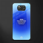 444 protection glass case for poco x3 pro image