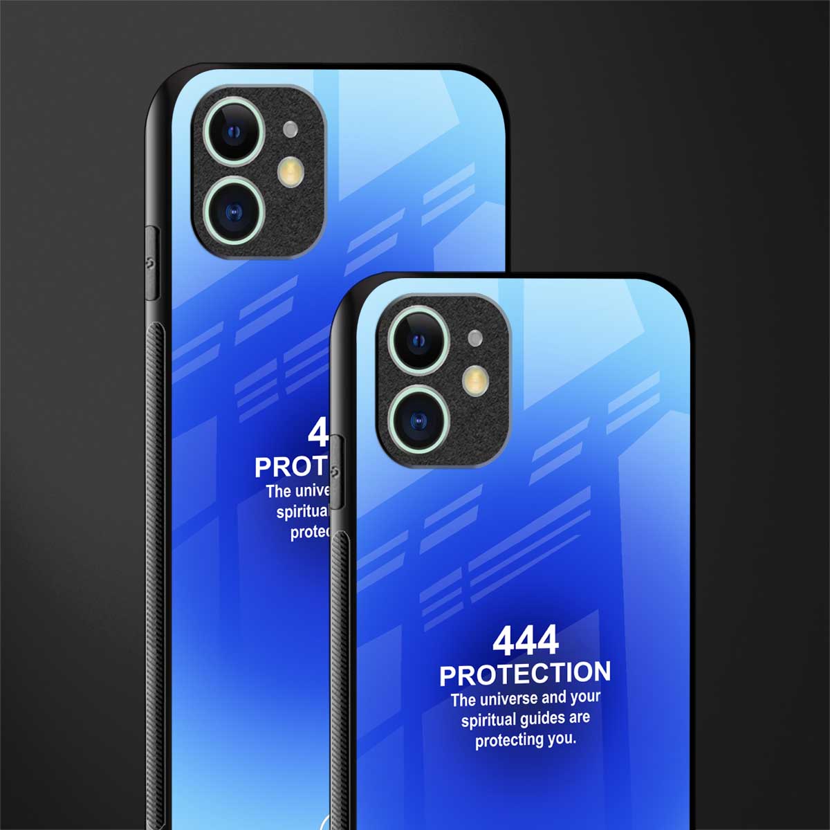 444 protection glass case for iphone 11 image-2