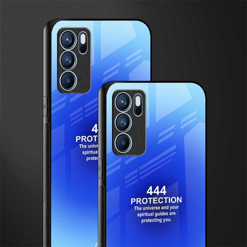 444 protection glass case for oppo reno6 5g image-2