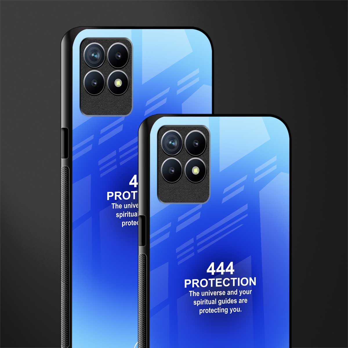 444 protection glass case for realme 8i image-2