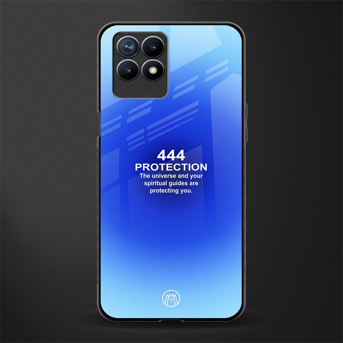 444 protection glass case for realme 8i image