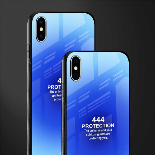 444 protection glass case for iphone xs max image-2