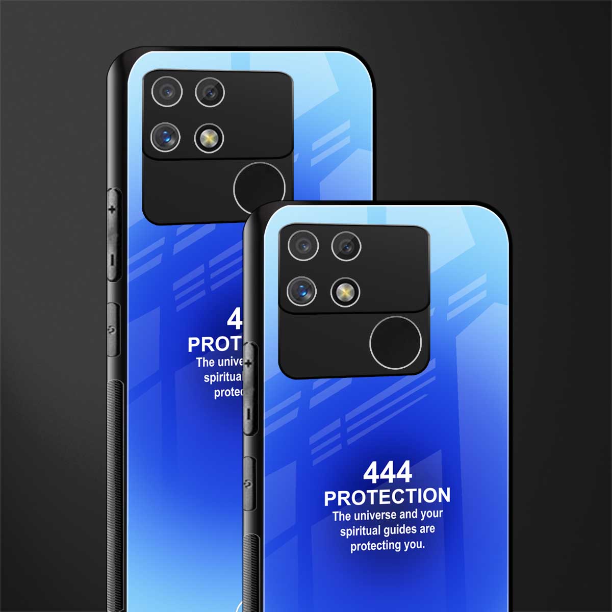 444 protection back phone cover | glass case for realme narzo 50a