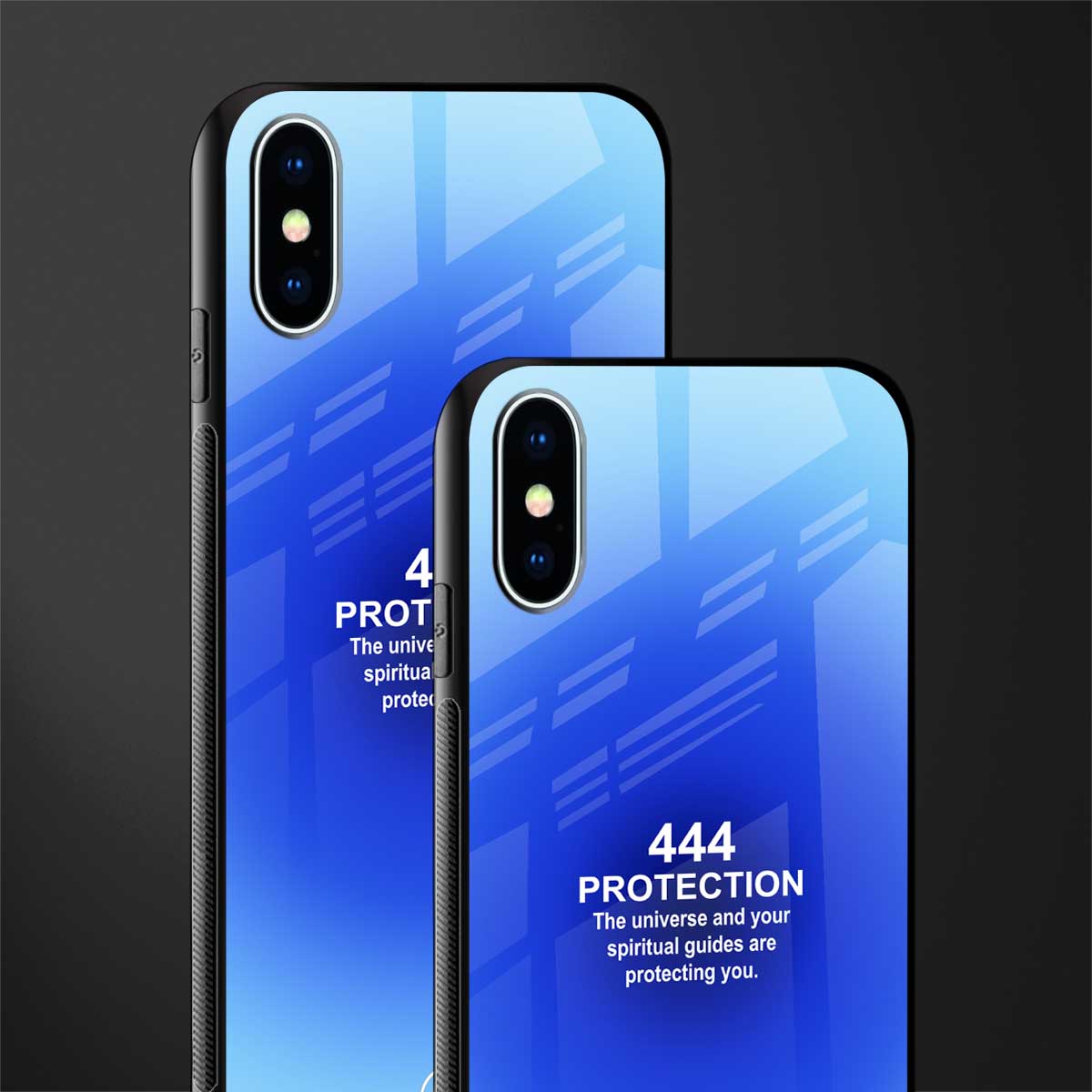 444 protection glass case for iphone x image-2