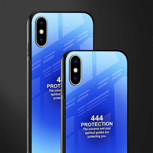 444 protection glass case for iphone x image-2