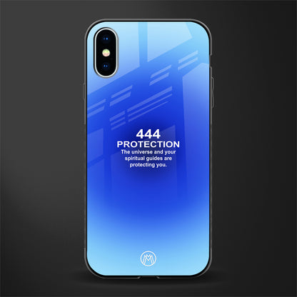 444 protection glass case for iphone xs image