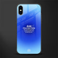 444 protection glass case for iphone x image