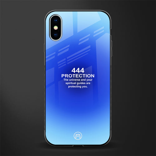 444 protection glass case for iphone x image