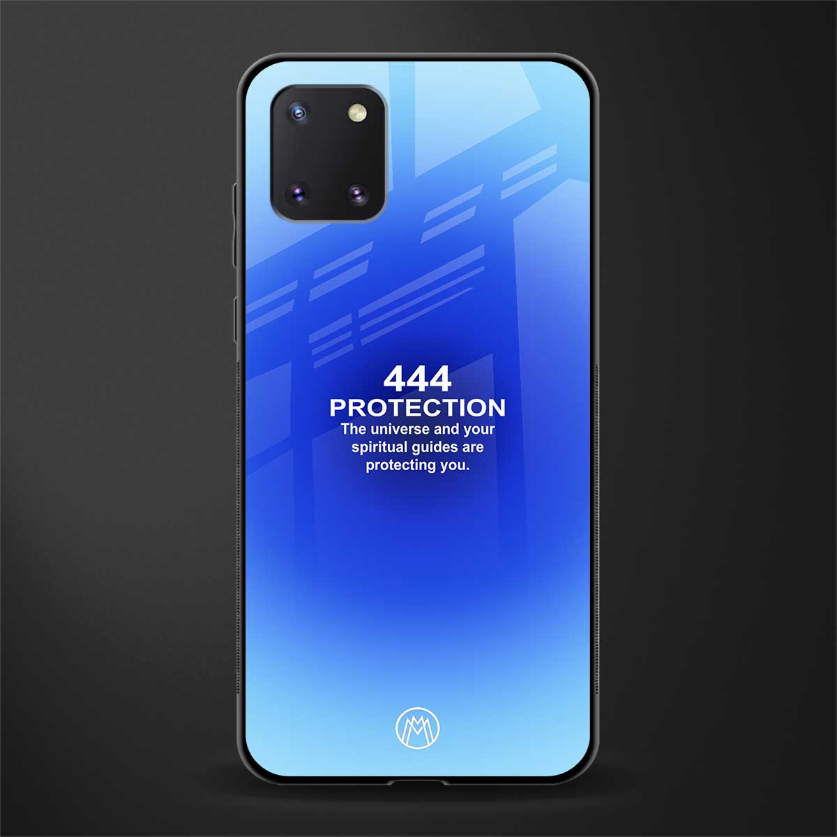 444 protection glass case for samsung a81 image