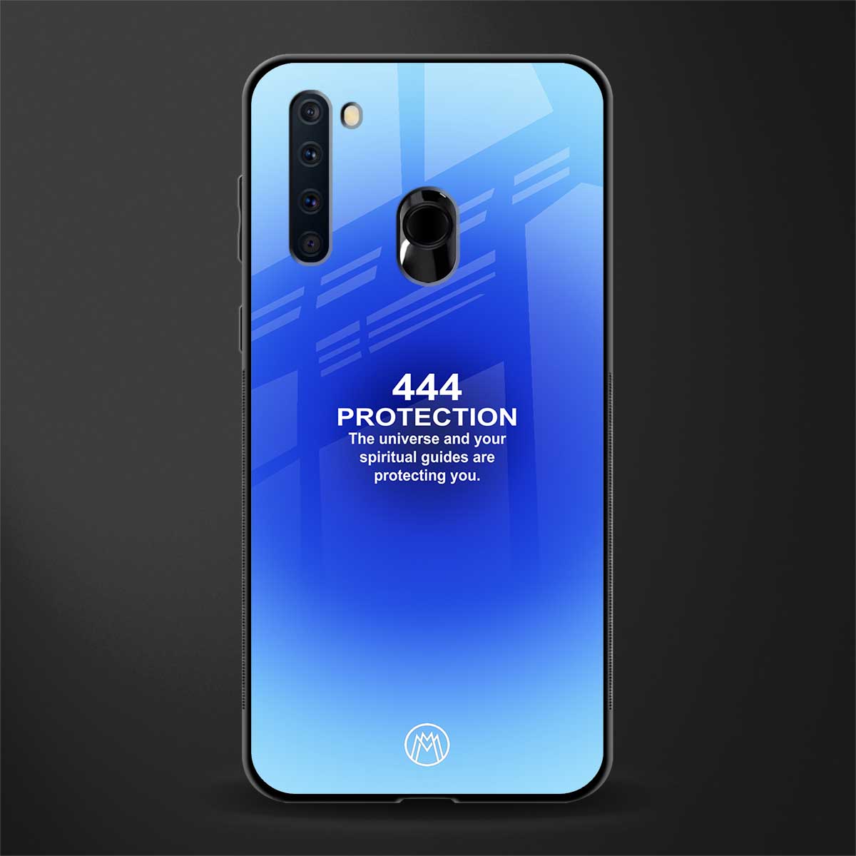 444 protection glass case for samsung a21 image