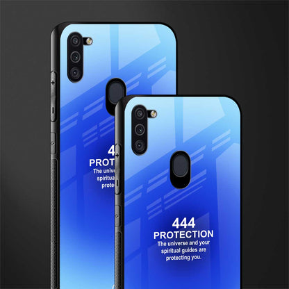 444 protection glass case for samsung galaxy m11 image-2