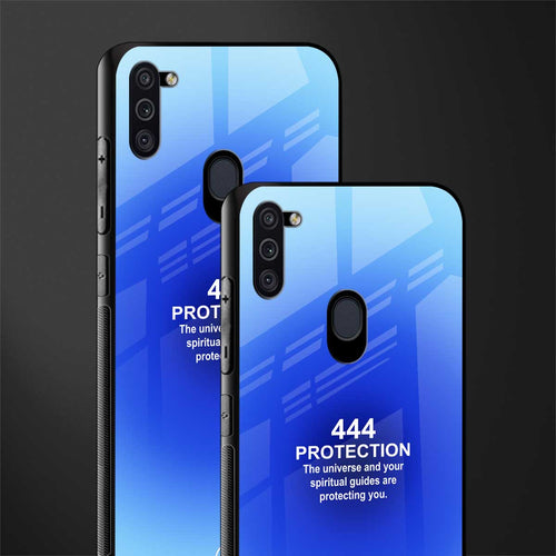 444 protection glass case for samsung a11 image-2
