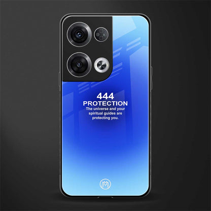 444 protection back phone cover | glass case for oppo reno 8