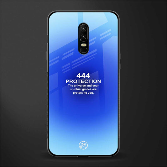 444 protection glass case for oneplus 6 image