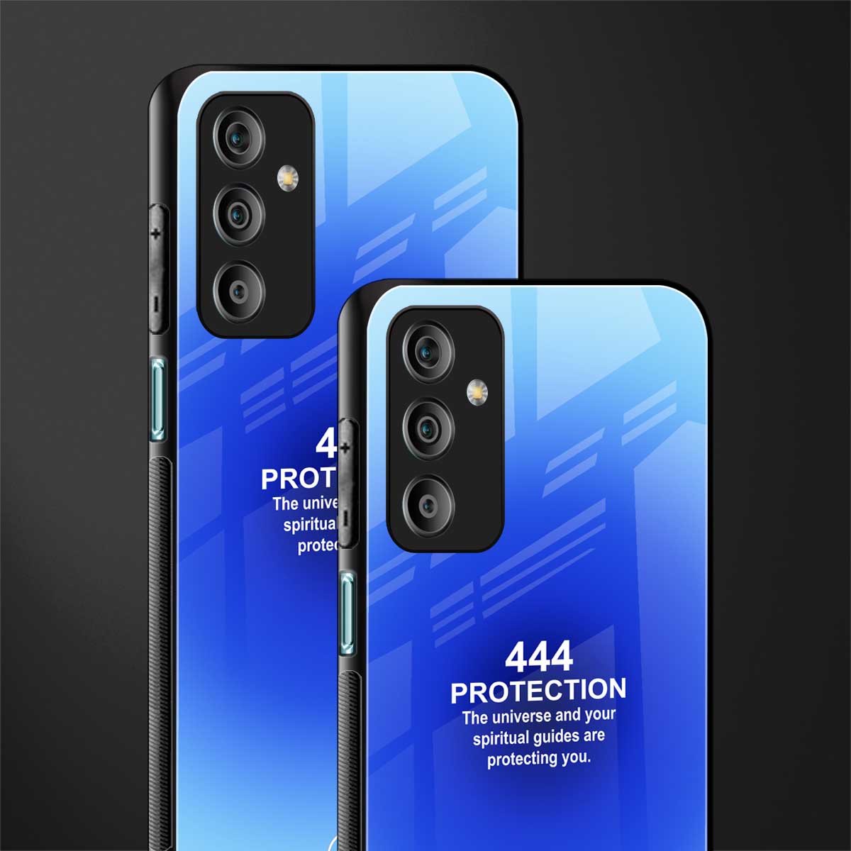 444 protection back phone cover | glass case for samsung galaxy f23 5g