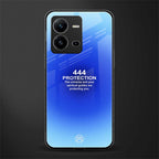 444 protection back phone cover | glass case for vivo v25-5g