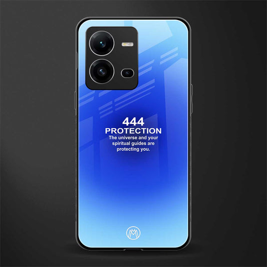 444 protection back phone cover | glass case for vivo v25-5g