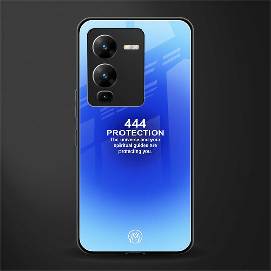 444 protection back phone cover | glass case for vivo v25 pro 5g