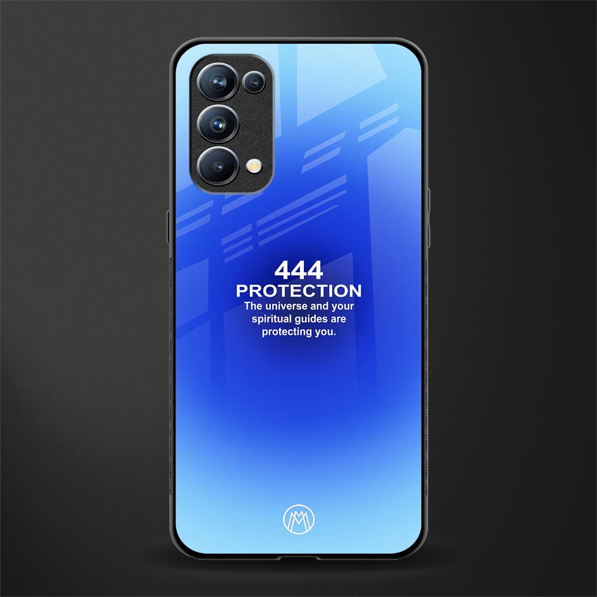 444 protection back phone cover | glass case for oppo reno 5