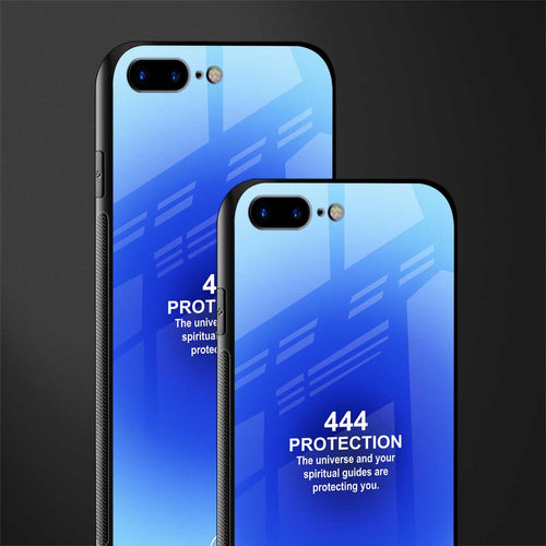 444 protection glass case for iphone 7 plus image-2