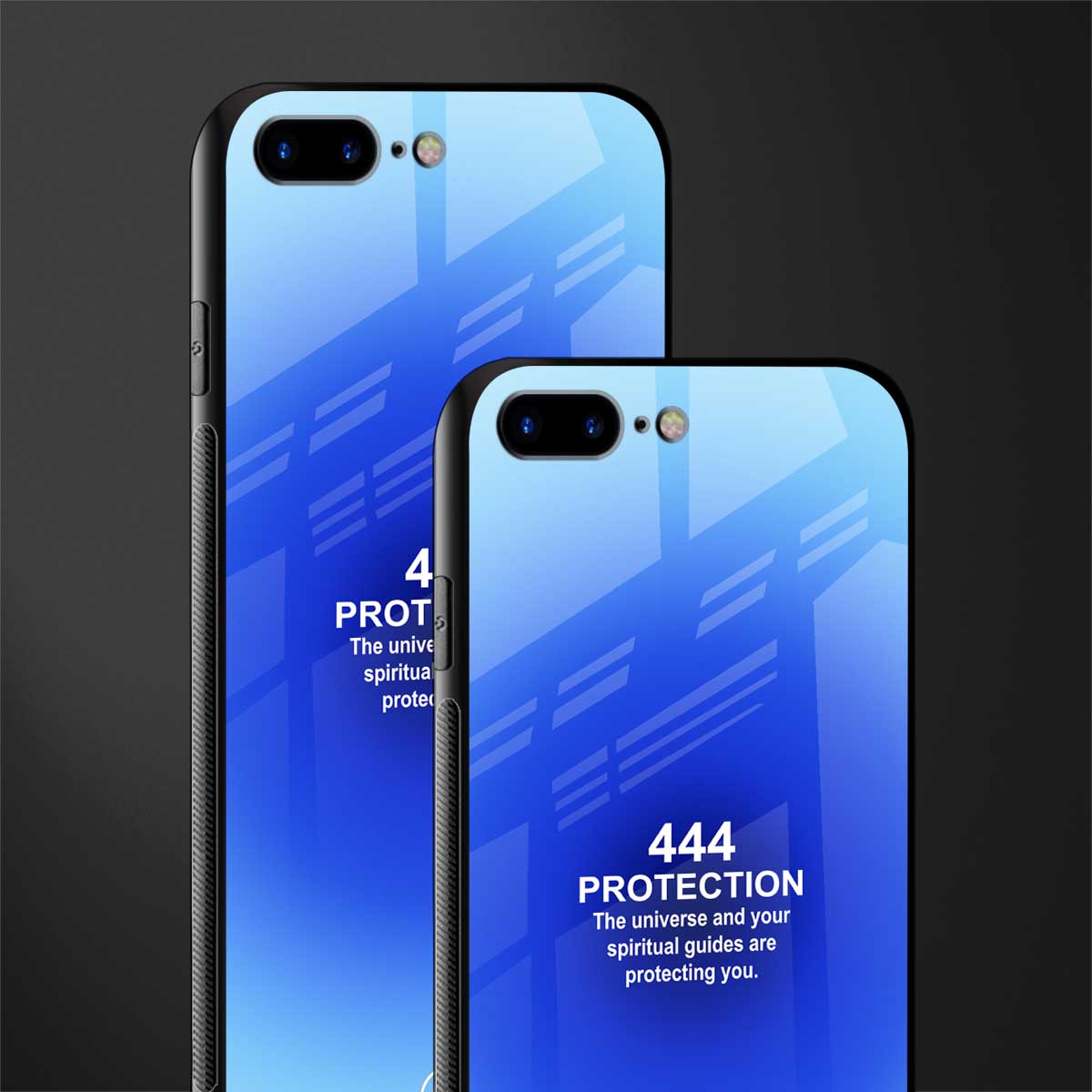 444 protection glass case for iphone 8 plus image-2