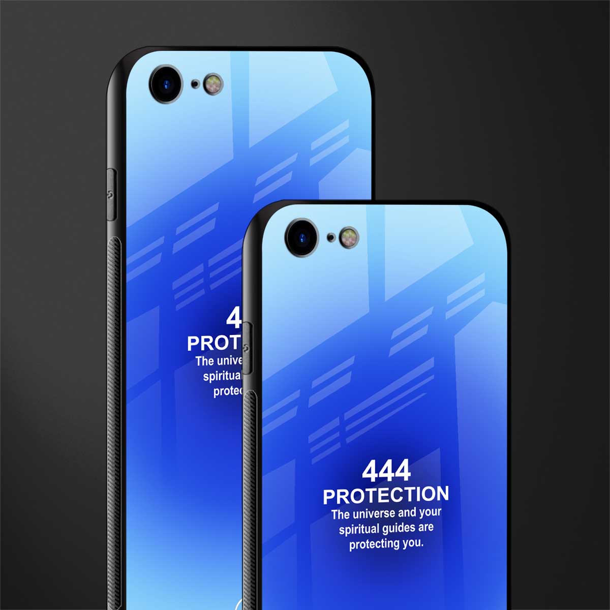 444 protection glass case for iphone 8 image-2
