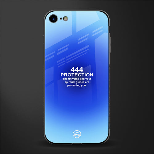 444 protection glass case for iphone 8 image