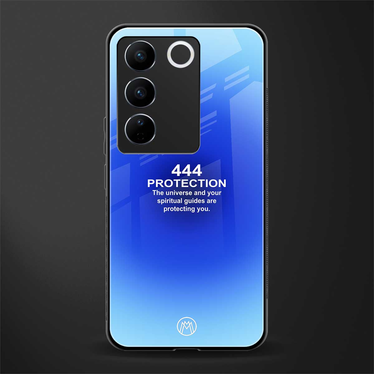 444 protection back phone cover | glass case for vivo v27 pro 5g