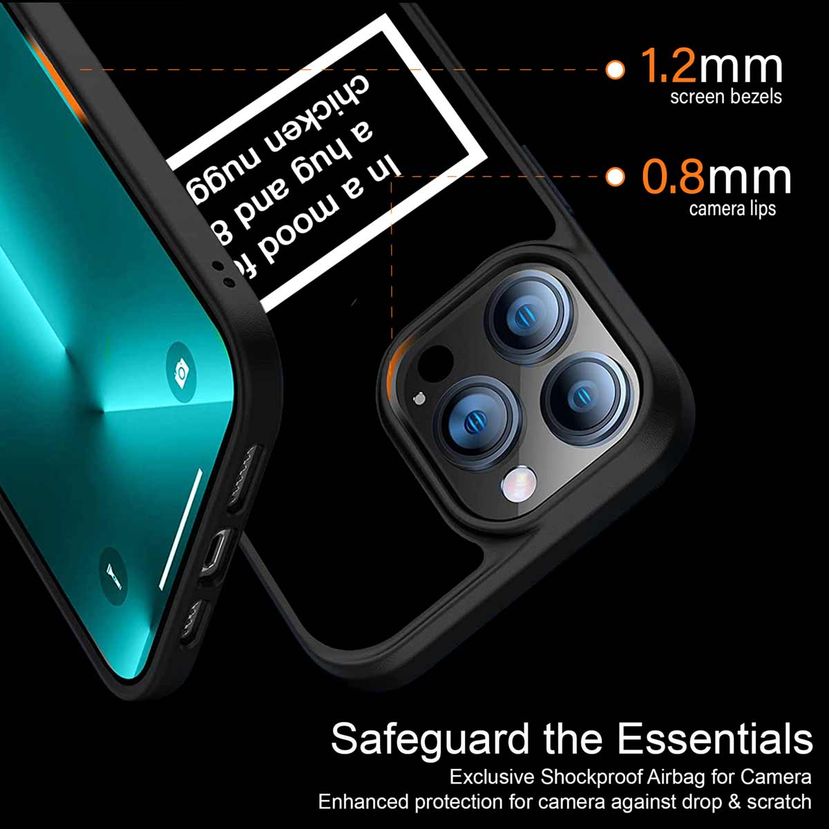 87 Chicken Nuggets Black Edition Phone Cover | MagSafe Case