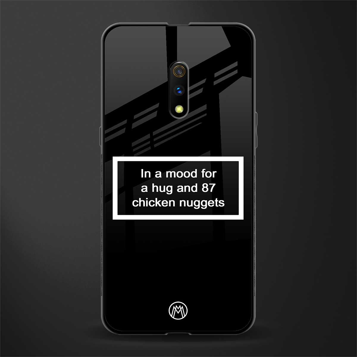 87 chicken nuggets black edition glass case for oppo k3 image