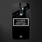 87 chicken nuggets black edition glass case for oppo reno 2z image