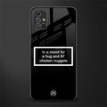 87 chicken nuggets black edition glass case for samsung galaxy m51 image