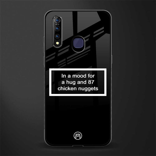 87 chicken nuggets black edition glass case for vivo z1 pro image