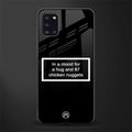 87 chicken nuggets black edition glass case for samsung galaxy a31 image