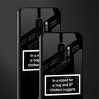 87 chicken nuggets black edition glass case for samsung galaxy s9 image-2