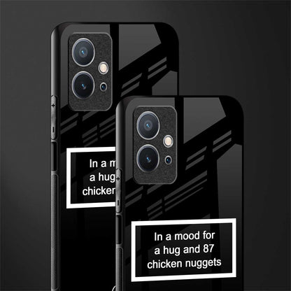 87 chicken nuggets black edition glass case for vivo y75 5g image-2